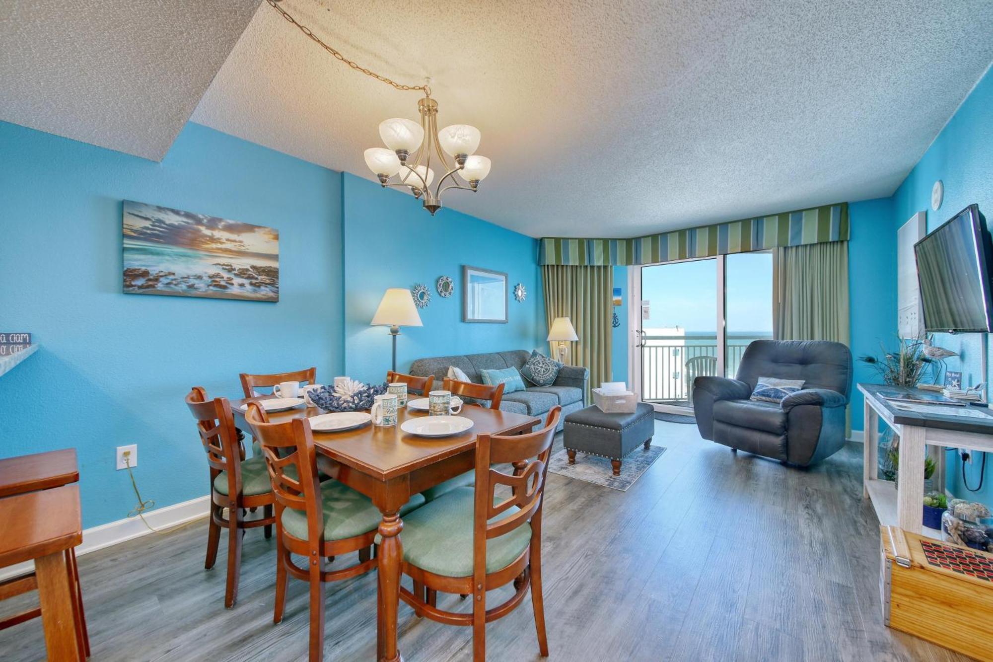 فيلا 2501 S Ocean Blvd, 0929 - Ocean View Sleeps 8 شاطئ ميرتل المظهر الخارجي الصورة